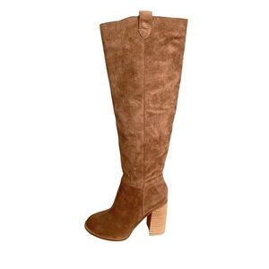 Suede Knee High Boot